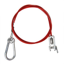 Carica l&#39;immagine nel visualizzatore di Gallery, Cavo di sicurezza a strappo per freno rimorchio, rosso, 1000 mm, con... - Ilgrandebazar