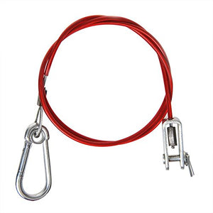 Cavo di sicurezza a strappo per freno rimorchio, rosso, 1000 mm, con... - Ilgrandebazar