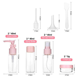 Bottiglie da Viaggio Set Makife Aereo Contenitori per Cosmetici,... - Ilgrandebazar