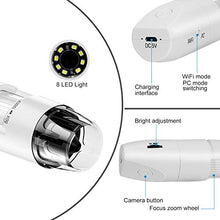 Carica l&#39;immagine nel visualizzatore di Gallery, Microscopio Digitale WiFi USB Tascabile HD 1080P con...