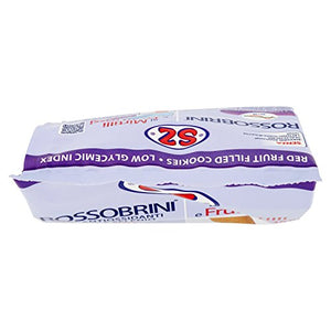Sz - Senza Zucchero Biscotti Rossobrini Farciti ai Mirtilli Rossi - 300 G