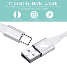 Carica l'immagine nel visualizzatore di Gallery, Cavo USB C 2Pezzi 2M Tipo C Nylon Intrecciato Carica...
