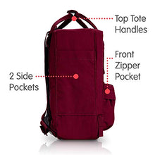 Carica l&#39;immagine nel visualizzatore di Gallery, FJÄLLRÄVEN Kånken Mini, Zaino Unisex Adulto 29 x 20 x 13 cm, Rosso (Plum)