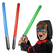 Carica l&#39;immagine nel visualizzatore di Gallery, Yojoloin 6PCS Gonfiabile Star War Light Saber Sword Stick Balloons per i... - Ilgrandebazar