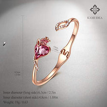 Carica l&#39;immagine nel visualizzatore di Gallery, Kami Idea Bracciale, Incontri Rosa, Placcato in Oro Bracciali Per Donne - Ilgrandebazar