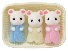 Carica l&#39;immagine nel visualizzatore di Gallery, SYLVANIAN FAMILIES- Marshmallow Topini Bianchi trigemini Sistema di Gioco,...