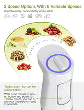Carica l&#39;immagine nel visualizzatore di Gallery, homgeek Frullatore ad Immersione 1000W, 5 in 1 Frusta, Mixer a...