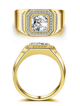 Carica l&#39;immagine nel visualizzatore di Gallery, Uomo Oro Anelli di Fidanzamento Uomini Gioielli con Placcato 18k... - Ilgrandebazar