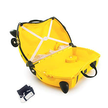 Carica l'immagine nel visualizzatore di Gallery, Trunki Valigia Cavalcabile Per Bambini: L'Ape 46 x 20.5 x 31 cm, Giallo