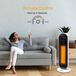 Termoventilatore Ceramica con Telecomando, PTC Riscaldatore Elettrico... - Ilgrandebazar