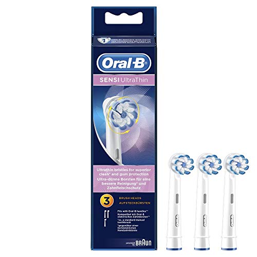 Oral-B Sensi UltraThin Testine di Ricambio per Spazzolino Elettrico 3