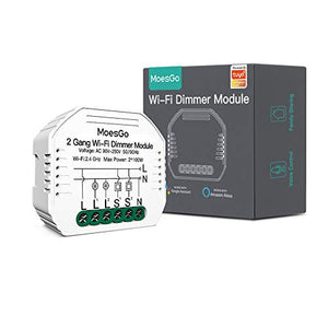 MoesGo Mini 2 Gang Modulo smart WiFi fai da te per interruttori, modello...