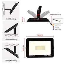 Carica l&#39;immagine nel visualizzatore di Gallery, Bapro Faretto LED da Esterno 50W, Fari di sicurezza,Lampada Luce Bianca