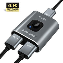 Carica l'immagine nel visualizzatore di Gallery, HDMI Switch Splitter, GANA Alluminio bidirezionale 2... - Ilgrandebazar