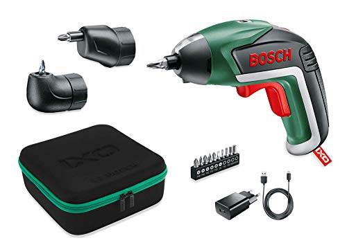 Bosch - Set da cacciavite a Batteria IXO (Testa ad Angolo, Testa Eccentrica,... - Ilgrandebazar