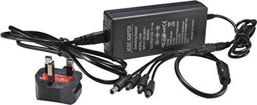 Boomlens- Alimentatore 100~240V a DC 12V 4A Adattatore di Alimentazione con...