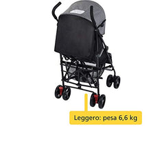 Carica l&#39;immagine nel visualizzatore di Gallery, Safety 1St Rainbow Passeggino Leggero e Reclinabile, Pieghevole Black Chic