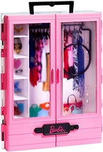 Carica l&#39;immagine nel visualizzatore di Gallery, Barbie- Armadio Fashionistas Rosa con Accessori, Bambola Non Inclusa,... - Ilgrandebazar