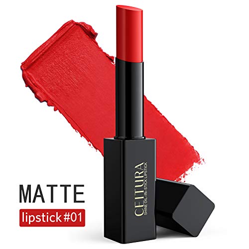 Rossetto, Rossetto Opaco con Colore Naturale Idratante # 001 Classic Red - Ilgrandebazar