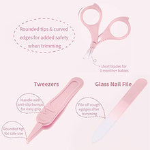 Carica l&#39;immagine nel visualizzatore di Gallery, Set Manicure per Neonato, Kit Unghie Neonati 4-in-1 Baby, con rosa - Ilgrandebazar