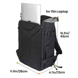 TARION XH Zaino Fotografico Trekking PC 15" Camera Reflex Grigio