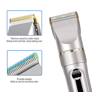 Tagliacapelli Professionale Elettrico Macchinetta Per Capelli Regolabarba... - Ilgrandebazar