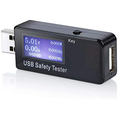 AMANKA Digitale USB QC3.0 Tester Multimetro 3V-30V 0-5.1A Display Tester...
