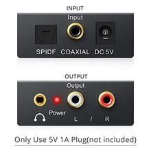 Carica l&#39;immagine nel visualizzatore di Gallery, PROZOR 192Khz DAC Convertitore Audio Digitale ad Analogico con Cavo