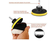 Carica l&#39;immagine nel visualizzatore di Gallery, QUANHAO Tamponi per lucidatura Kit Auto con Adattatore 22 pcs