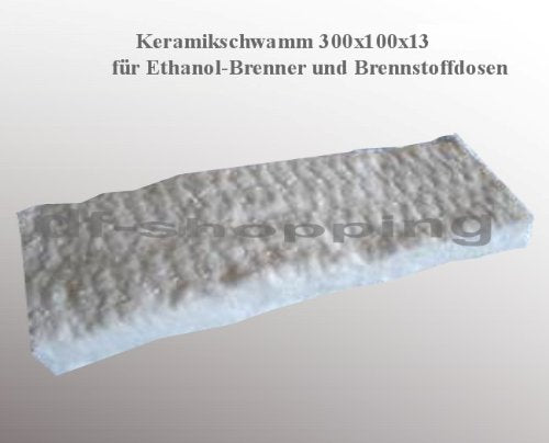 2 x Spugna di ceramica camino bioetanolo biocaminetto Confezione da 1 - Ilgrandebazar