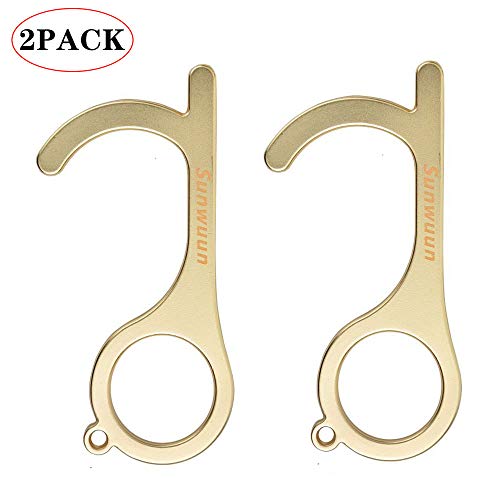 Sunwuun 2PCS Apriporta senza contatto, strumento chiave contatto,...