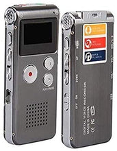 Carica l&#39;immagine nel visualizzatore di Gallery, Wiiguda@8GB Registratore Audio Digitale USB Registratore Vocale Portatile con Microfono Multifunzionale&amp;MP3 Lettore con Display LCD
