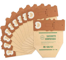 Carica l'immagine nel visualizzatore di Gallery, 8 Sacchetti per Aspirapolvere vorwerk folletto VK130 VK131