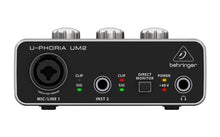 Carica l&#39;immagine nel visualizzatore di Gallery, Behringer U-PHORIA UM2  2 x 2 interfacce audio USB 2.0 Nero - Ilgrandebazar