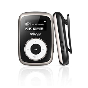Walkercam M2 Clip Lettore MP3 con Radio FM, Musicale da 8 GB per Nero