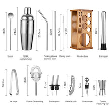 Carica l&#39;immagine nel visualizzatore di Gallery, HB life Set Cocktail Shaker, Metallo, Silver, 1 - Ilgrandebazar