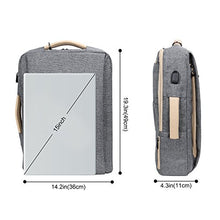 Carica l&#39;immagine nel visualizzatore di Gallery, Lifewit Zaino Porta PC, Borsa Per Laptop con Caricatore USB, 15,6 Pollici