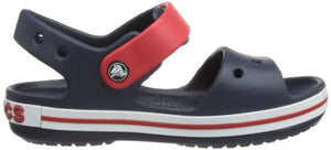 Crocs Crocband Kids, Sandali con Cinturino alla 33/34 EU, Blu Navy Red