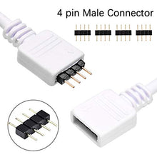 Carica l&#39;immagine nel visualizzatore di Gallery, SIGHTLING 5050 Kit di connettori per strisce LED RGB a 4 pin di... - Ilgrandebazar