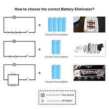Carica l&#39;immagine nel visualizzatore di Gallery, AIEVE - 6V 4 x AA Alimentatore per adattatore eliminatore batteria Nero
