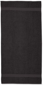 AmazonBasics - Set di 2 asciugamani da bagno che non sbiadiscono, colore Nero - Ilgrandebazar