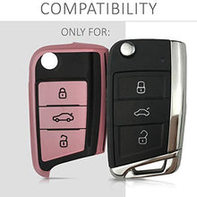 Carica l'immagine nel visualizzatore di Gallery, kwmobile Cover Copri-Chiave Compatibile oro rosa brillante / nero
