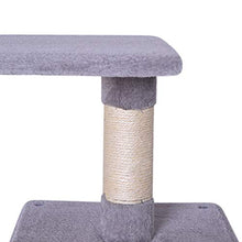 Carica l'immagine nel visualizzatore di Gallery, dibea Tiragraffi per Gatto Albero Tira Graffi Gioco Giocattolo Gatti Grigio...