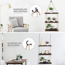 Carica l'immagine nel visualizzatore di Gallery, SOLEDI Mensola da Muro Decor e Archiviazione 2 in 1 Scaffale 3 Livelli