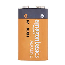 Carica l'immagine nel visualizzatore di Gallery, AmazonBasics - Batterie alcaline per uso quotidiano, 9V, Confezione da 8