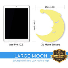 Carica l&#39;immagine nel visualizzatore di Gallery, FRETOD Stelle Fluorescenti e Grande Luna (24cm) - 300 Pezzi Adesivi da... - Ilgrandebazar
