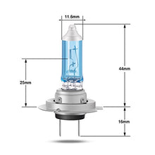 Carica l&#39;immagine nel visualizzatore di Gallery, AGPTEK 2 Pezzi Lampadine H7 per fari Anteriori sia Auto che Moto 12 V /...