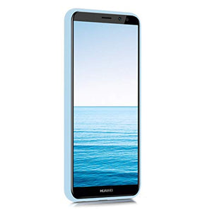 kwmobile Cover Compatibile con Huawei Mate 10 Lite - Custodia blu chiaro matt