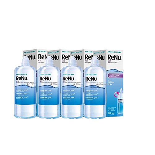 Jumbo pack of 4 x 240ml Bausch & Lomb ReNu MPS Multi-Purpose Contact Lens... - Ilgrandebazar