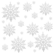 Carica l'immagine nel visualizzatore di Gallery, 51 Pezzi Fiocchi di Neve Decorativi Natale,Decorazioni Legno per Albero di Natale Ornamenti Decorativi Natale di Fiocco di Neve in Ciondoli da Appendere DIY Artigianato